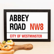 Quadro Decorativo Abbey Road NW8- 23x33 cm