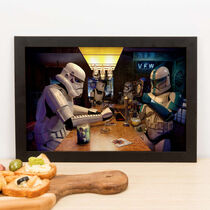 Quadro Decorativo Beer Star Wars - 23x33 cm