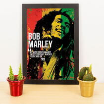 Quadro Bob Marley My Music- 33x22 cm 