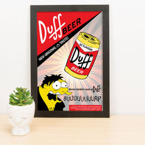 Quadro Decorativo Duff Beer - 33x23 cm