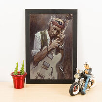 Quadro Decorativo Keith Richards - 33x23 cm