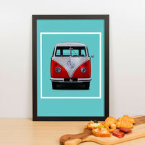 Quadro Decorativo Kombi - 45x32 cm