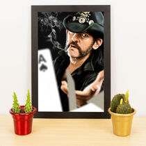 Quadro Decorativo Lemmy Kilmister - 33x23 cm