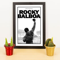 Quadro Decorativo Rocky Balboa  - 33x22 cm 