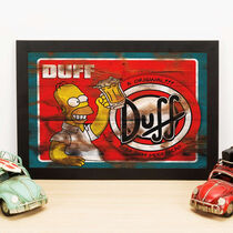 Quadro Decorativo Duff sem Moderação - 23x33 cm  