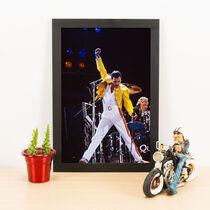 Quadro Decorativo Freddie Mercury - 33x23 cm