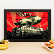 Quadro Decorativo Led Zeppelin - 22x33 cm 