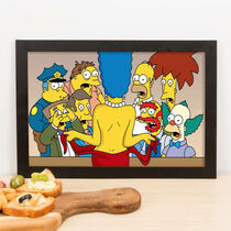 Quadro Decorativo Marge Simpson - 23x33 cm