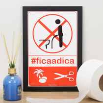 Quadro Decorativo # Fica a Dica - 33x23 cm 